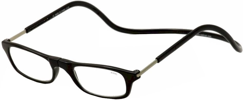 Clic Reader Eyeglasses Original Readers Black Magnetic Reading Glasses +2.25