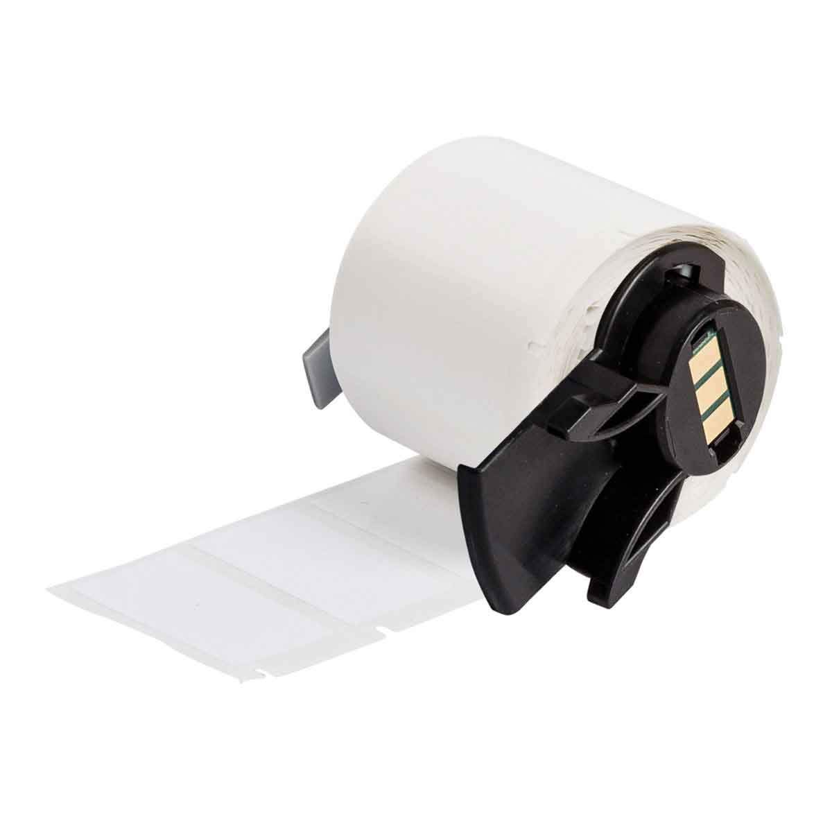 Brady PTL-30-499 TLS 2200 And TLS PC Link 1.5 Height, 0.75 Width, B-499 Nylon Cloth White Color Label (250 Per Roll)