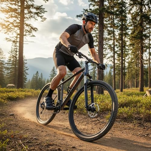 Image of Tommaso Montagna Men's Mountain Bike Shoes for SPD Pedals - Gravel & Trail Cycling Shoes - Compatible with SPD Cleats - No Cleats Included