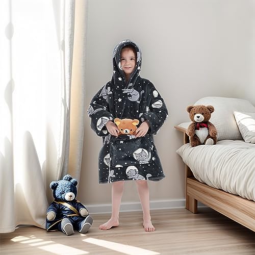 IvyH Wearable Blanket Hoodie Oversized Hooded Blanket Soft Warm Fleece Hoodie Blanket Comfy Hoodie With Giant Front Pocket 2 51FZPyhkpTL. AC
