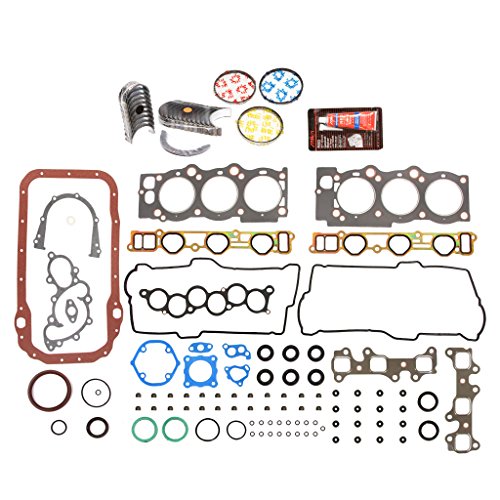 Evergreen Engine Rering Kit FSBRR2031EVE Fits 92-93 Toyota Camry Lexus ES300 3.0 3VZFE Full Gasket Set, 0.25mm / 0.010' Oversize Main Rod Bearings, 0.50mm / 0.020' Oversize Piston Rings