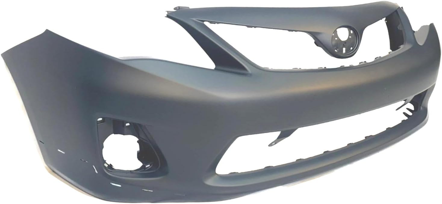 FitParts Compatible With Front Bumper Cover Fascia 2011-2013 Toyota Corolla CAPA S XRS Sedan 11-13. New, Primed and Ready for Paint. With Fog Light Holes. TO1000373 5211903902 2012