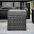 Nestl Outdoor Dining Set - 7 Piece Wicker Patio Set with Outdoor Dining Table, Outdoor Sectional Sofa and 3 Ottomans, Outdoor Patio Furniture Table and Chairs Set (Grey/Grey)