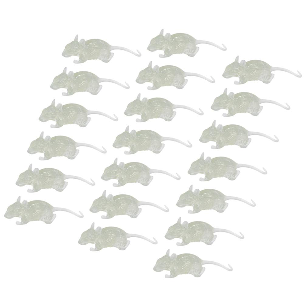 Buy TOYANDONA 20pcs Glow in The Dark Fake Rat Night Light Illusion