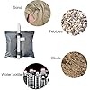Ontheway Sand Bags for Canopy Tent, Heavy Duty Weights Sandbags, 4pcs-Pack (Grey)