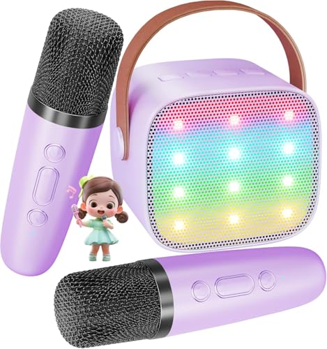 BONAOK Bluetooth Karaoke Microphone - Purple