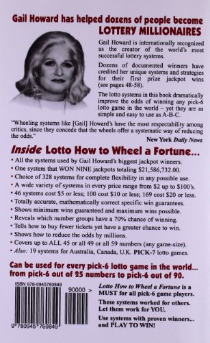 Lotto How to Wheel a Fortune 2007: Win Lotto by Mathematical Probability, Not by Chance