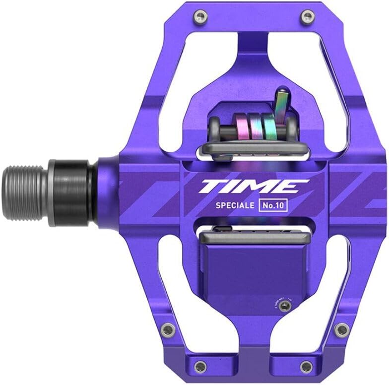 Time Speciale 10 Pedals Aluminum 9/16 Purple Large