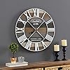 FirsTime Co Gray Maritime Farmhouse Planks Clock American Crafted Gray 24 x 2 x 24