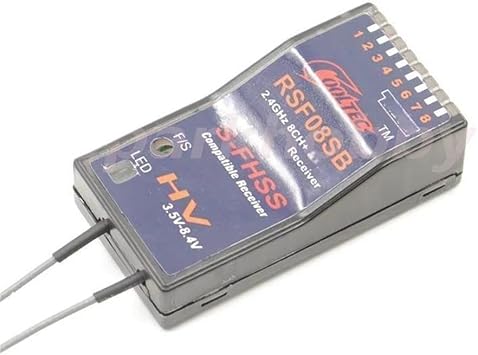 SPARKHOBBY Cooltechnology RSF08SB Receiver S-FHSS 8CH+SBUS Compatible Receiver for Futaba 10J, 8J, 6K, 6J, 14sg,T16SZ, 18MZWC,18SZ, TM-FH 1PC RSF08SB