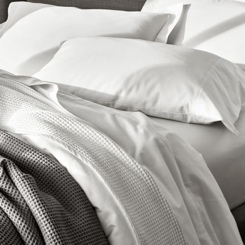 Image of BOLL & BRANCH Signature Hemmed Sheet Set, Twin, White
