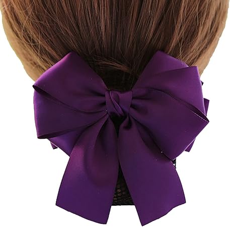 Amazon Fintier シニヨンネット 韓国風 オシャレな 蝶結び まとめ髪ネット ボリュームリボン お団子ネット バレッタ ネット付き 髪留め 髪飾り ヘアクリップ レディース ヘアアクセサリー Fintier ビューティー 通販