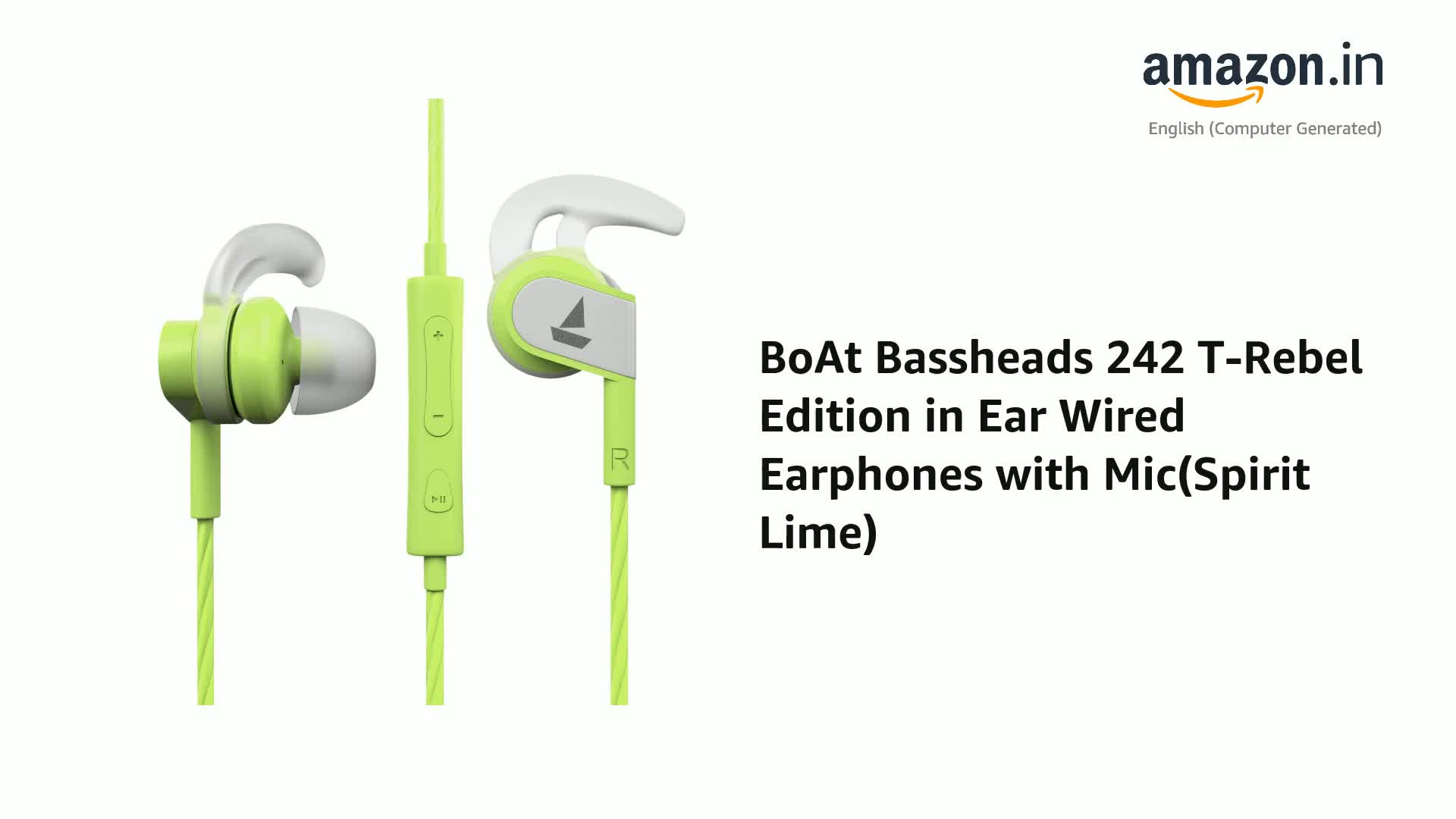 boAt Bassheads 242 in Ear Wired 