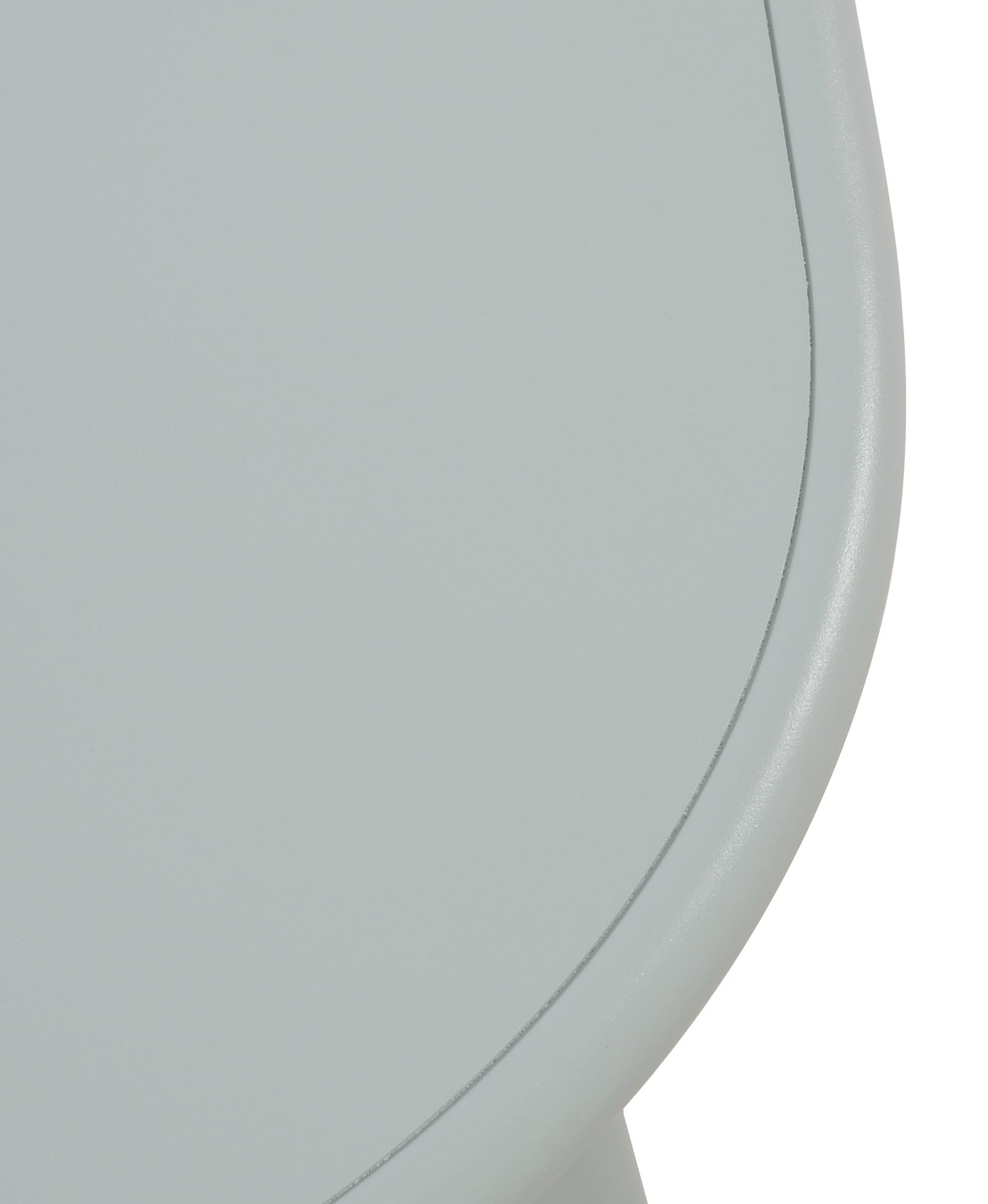 CLP Mesa de Centro Velva I Mesa de salón Ovalada con Base metálica I Mesilla Impermeable para Exteriores o Interior, Color:Turquesa
