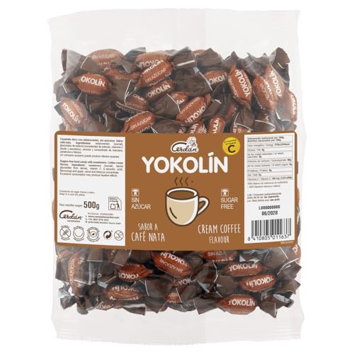 Caramelos Cerdán - Caramelo sin Azúcar Yokolín Sabor Café-Nata con