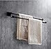 YKLL Toallero Simple, Barra De Toalla De Acero Inoxidable para Baño, Colgador De Toallas, Toallero Sin Perforaciones, Toallero De Doble Poste Negro Antiguo para Hotel Punch-C/60cm Toallero De Baño