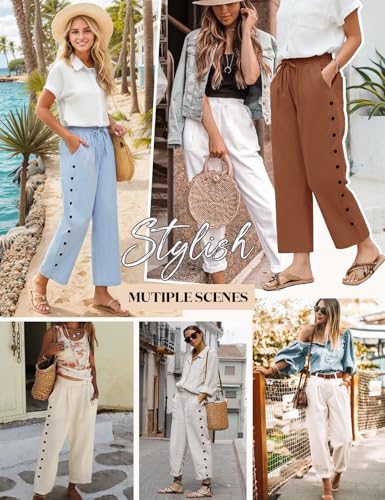 Pants de plage ample décontracté doté de poches latérales pratiques - 5