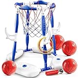 Aerilyo Pool-Basketballkorb,Kleinkind-Basketballkorb für Kinder