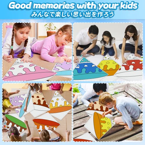 Ynybusi Diy Bulk Kites- Easy To Fly Kites For Toddlers & Kids & Adults-Birthday Cool Summer Party Favors, Make Your Own Kite Making Kit 6 Pack Outdoor Toys Beach Games For Boys Girls Ages 4-8-12 #TOP1