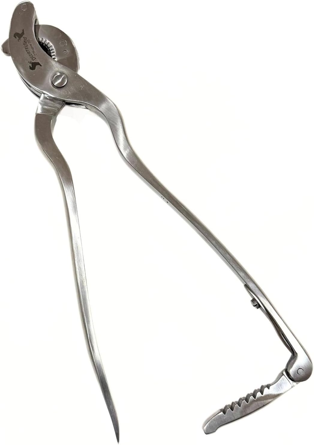 Bent Handle with Ratchet Triple Crush 14" Stainless Steel Veterinary Y