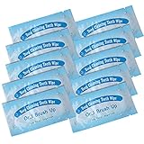 AZDENT Textured Disposable Finger Teeth Wipes Brush Ups Dental Clean Pre/Post Whitening