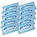 AZDENT Textured Finger Teeth Wipes Brush Ups Dental Clean Pre/Post Whitening (Pack of 100)
