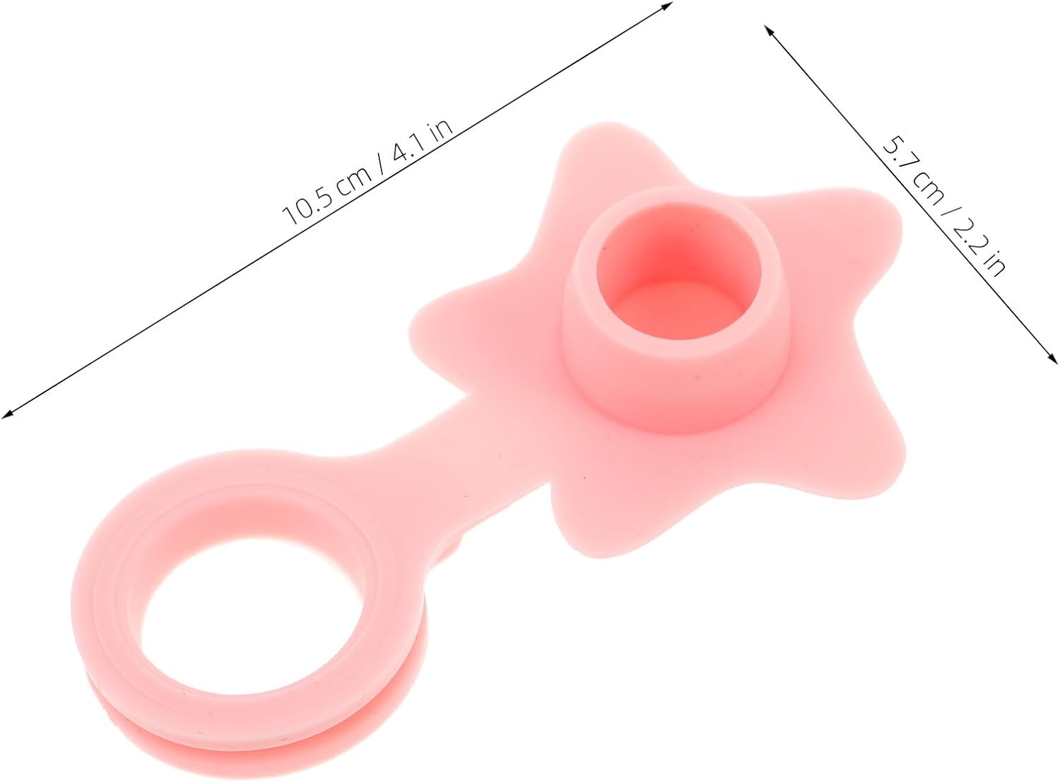 3pcs Silicone Bathtub Drain Cover Star Pattern Non-Slip Tub Stopper Replacement for 2.9-3cm Hole Diameter Bathroom Drain Hair Stopper