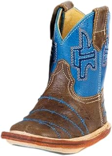 Tin Haul Western Boots Boys Leather Stitched Brown 14-016-0007-1725 BR