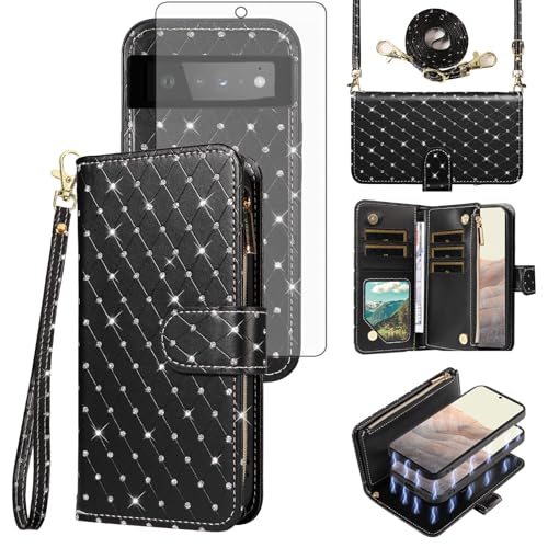 Coque Pixel 6 Pro Asuwish antichoc Noir ZSZXCXDK avec grip renforcé