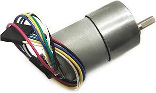 BERWENNY JGB37-3530B 12V DC Motor Gear Encoder 6-1600rpm Micro Motor SHigh Speed Electric Motor (Size : 12v 55rpm)
