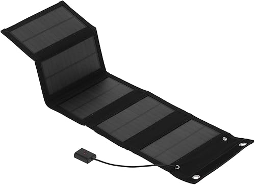 Diyeeni Foldable Solar Panel, Anti Oxidation, High Conversion Rate with LED Charging Indicator Suitable for Outdoor Biking,Hiking, Camping,
