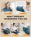 Graphene-Infused Instant Heating Pad with 3M Thinsulate, Ergonomic Weighted Heating Pad for Neck and Shoulders and Back, Heated Neck Wrap w/ 6 Heat Options 4 Auto Timer, Christmas Gifts for Women Men