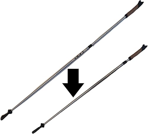 Miniatura 4 de LEKI Nordic Walking Energy Titanium I - Bastones ajustables para caminar (39.4-49.2 in)