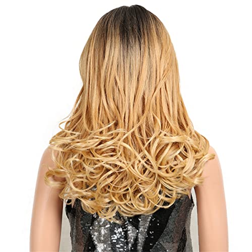 Perruque lace front synthétique pour changer de style et oser le blond ondulé - 4