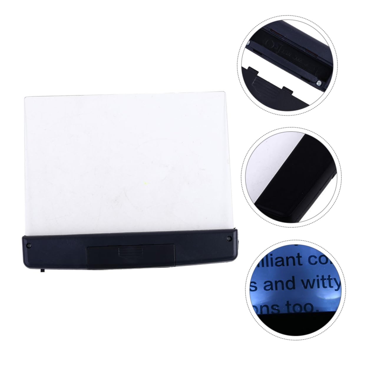 Uonlytech LED Panel Reading Light for Eye Protection Brightness Reading Light Durable Eye Care Accessory for Night Reading and Study Without Battery