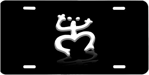 Miniatura 9 de Placa de matrícula sublimada con símbolo taino de Puerto Rico para mujer embarazada, 0.025 pulgadas de grosor 6 x 12 pulgadas