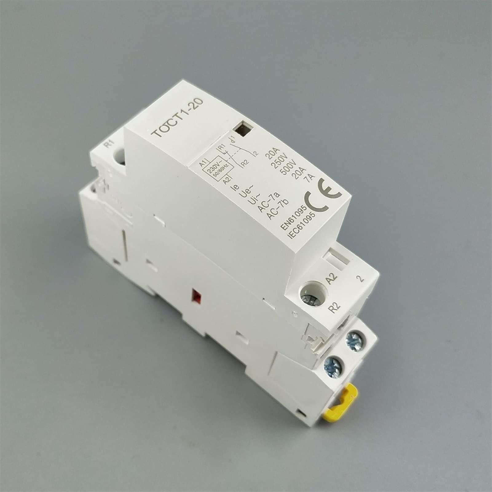 Contacteur domestique CT1 2P 20A idéal pour automatiser le chauffage et le chauffe-eau