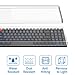 Geekria Keyboard Dust Cover, Clear Acrylic Keypads Cover, Compatible with Keychron K4, RK Royal KLUDGE RK100, Nuphy Air96 V2, LOFREE Flow Low Profile Mechanical Keyboard 100 Keys