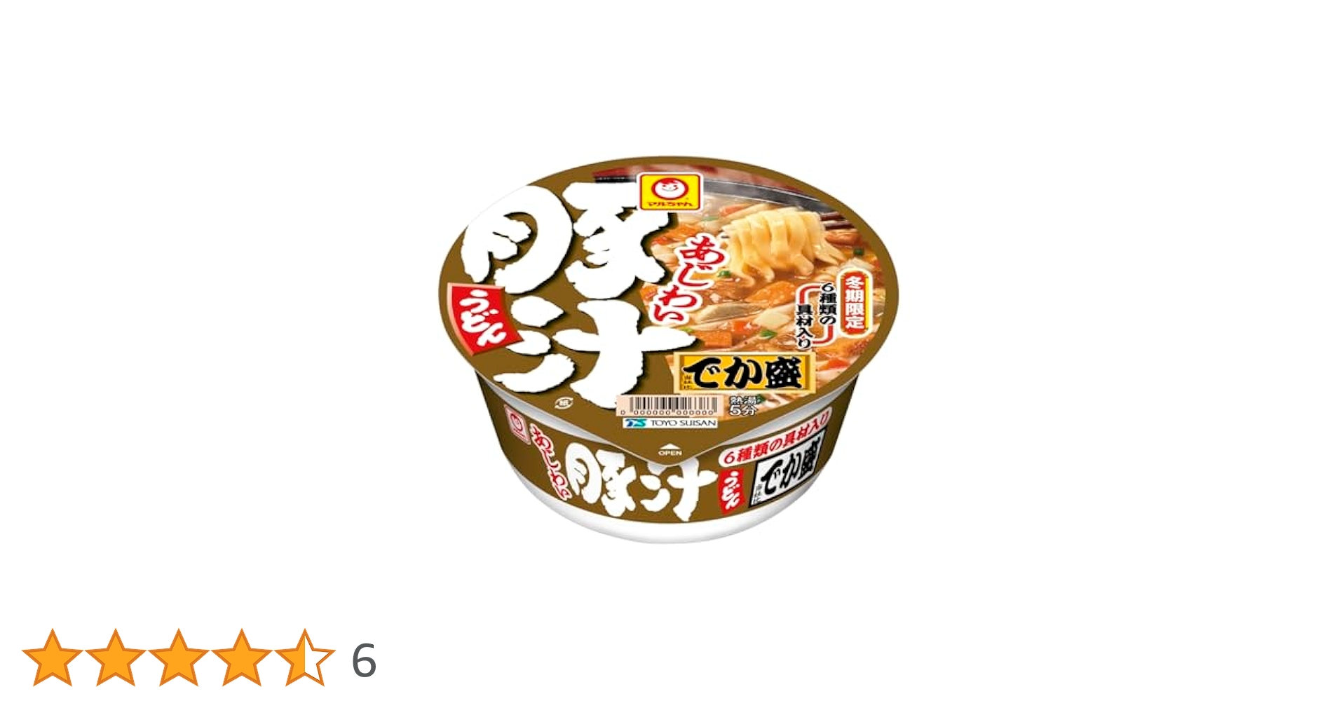 Amazon.co.jp: 東洋水産 マルちゃん あじわい豚汁うどん でか盛