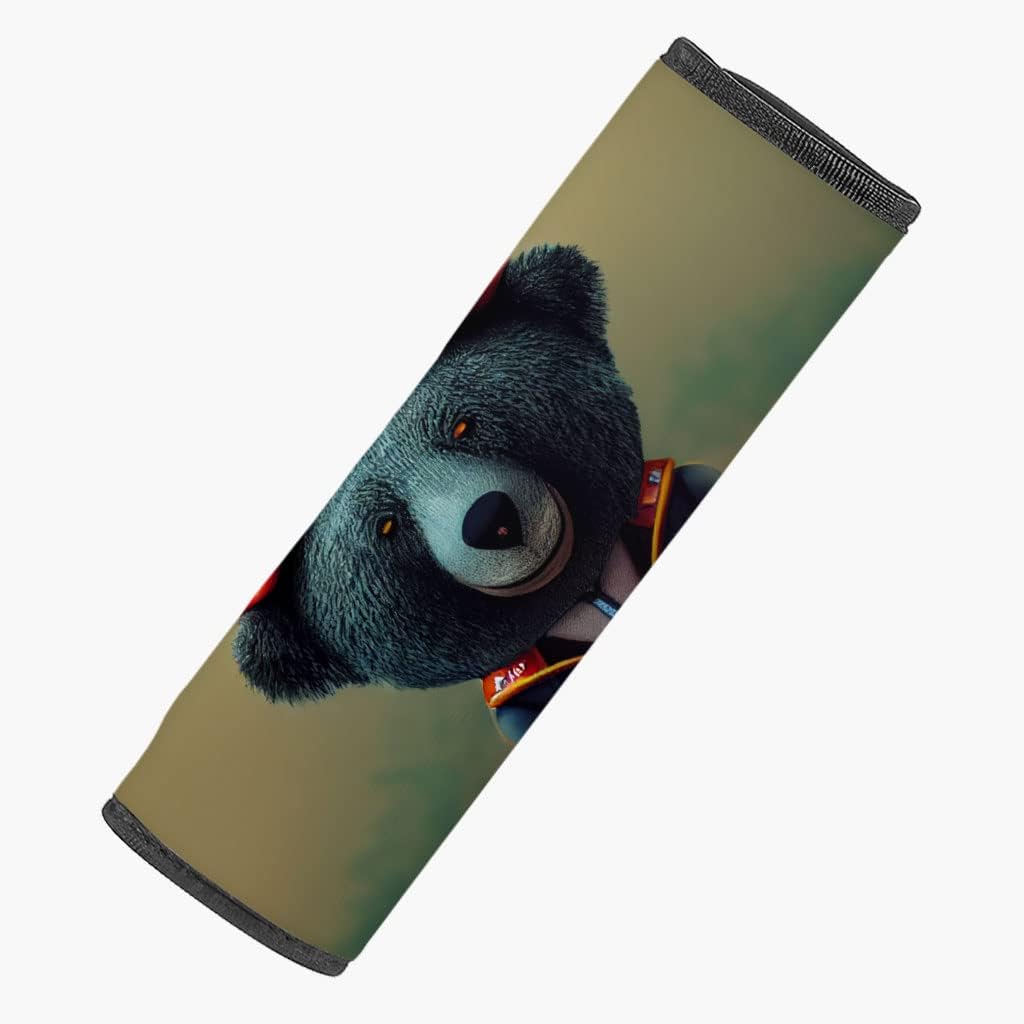 Bear Design Car Seat Belt Pads - Cartoon Design Seat Belt Covers - Themed Seat Belt Covers