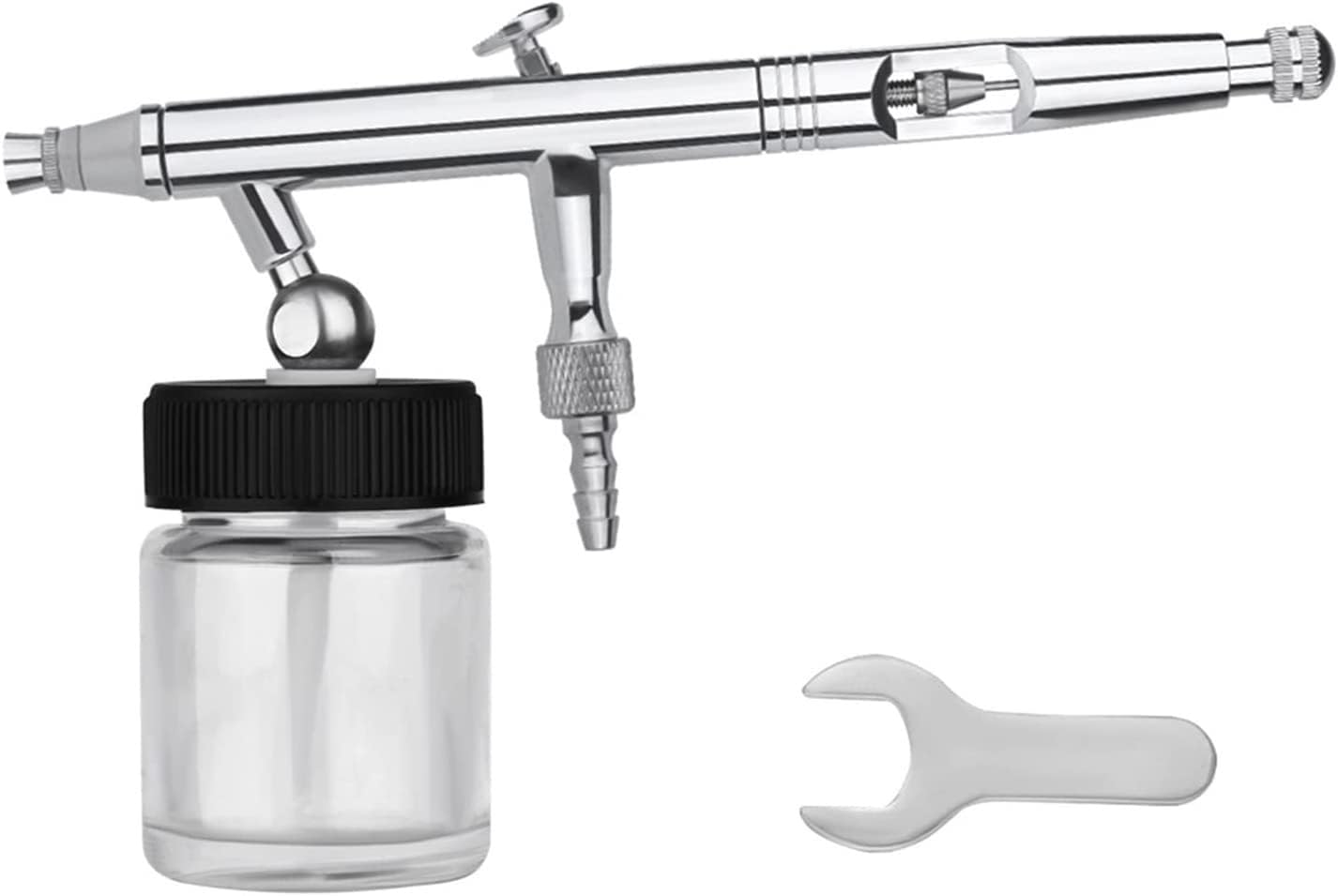 Airbrush Kit Multi-Purpose Airbrushing Kit 0.5mm 22cc Siphon Feed Dual-Action Airbrush Kit for Model Painting Nail for Nail Art, Makeup, Painting, and Cake Decorati