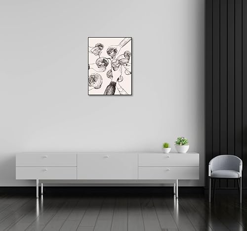 Miniatura 5 de MINI ZOZI Carro de bar lienzo póster de pared de 12 x 16 pulgadas, decoración de cocina, estética, impresión de moda, apartamento grande, cóctel,