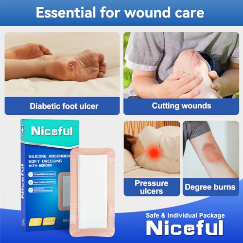 Niceful Silicone Super Absorbent Wound Dressing thumb #4