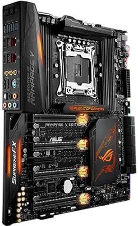 ASUS Republic of Gamers Rampage V Edition 10 LGA 2011-v3 EATX Motherboard :  Electronics