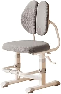 学習チェア 子供用 昇降式 姿勢矯正 椅子 学習机 セット対応 勉強 キッズチェア バランスイージー デスクチェア 子供 (調整可能なフットペダルスタイル,グレー)