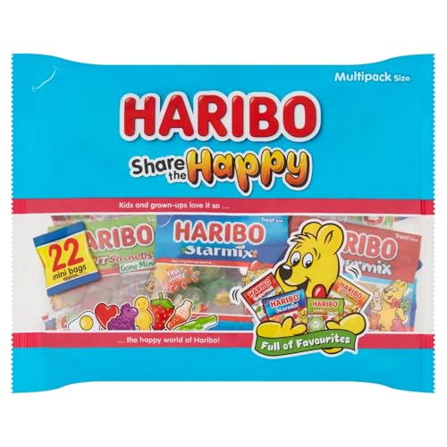 HARIBO Share the Happy 22 x 16g Mini Bags Party Multipack 352g
