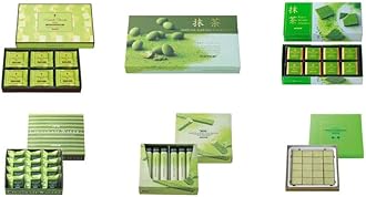 ROYCE Matcha Collection - Assortment of Matcha Chocolate Boxes with a Variety of Textures | Luxury Chocolate Gift Set | Japanese Chocolate from Hokkaido (6 boxes of Chocolate)