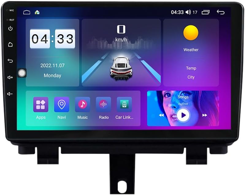 Android Car Stereo for Audi Q3 2013-2019,9 inch IPS Touchscreen with Upgrade Wireless CarPlay & Android Auto,WiFi/GPS,Support SWC and Subwoofer,4-Core 1+32G