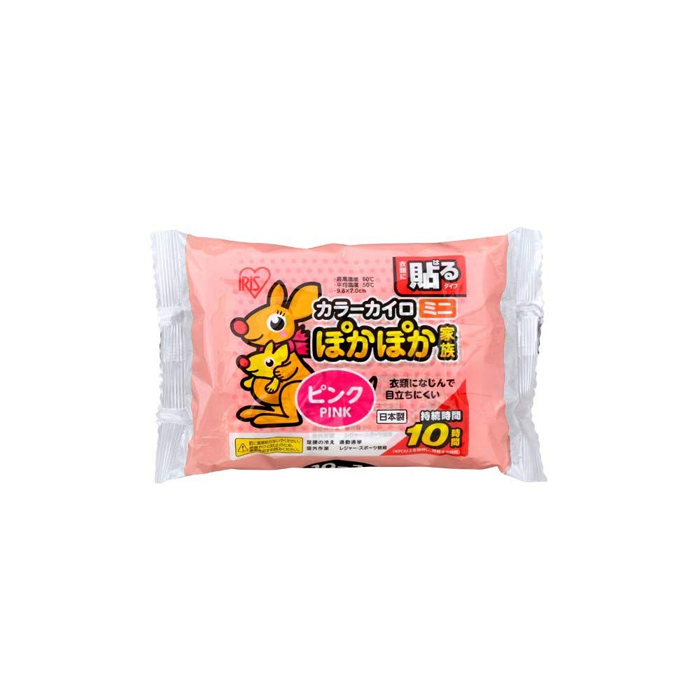 Amazon.co.jp: アイリスオーヤマ カイロ 貼る ミニ ぽかぽか家族