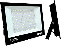 Refletor LED Holofote 300W Branco Frio 6500K - IP66 à Prova d’Água Econômico para Jardim, Fachada e Quintal Premium